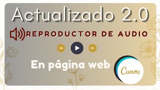 Nuevo Como agregar audio en invitación digital en CanvaTutorial gratis Nuevo Actualizado 20 [upl. by Taber]