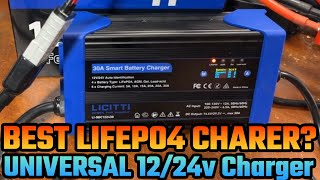 Licitti 30a 1224v Lifepo4 Battery Charger AND MORE [upl. by Daub]