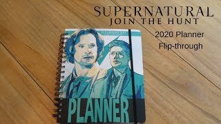 Supernatural 2020 Planner Flip Through [upl. by Akehsar]