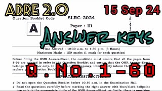 ADRE 20 PREVIOUS Year QUESTION 2024 GRADE 4 KripalDas [upl. by Bosson]