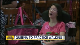 Bloomingdale Library attack victim Queena Vuong to practice walking at recovery center [upl. by Kile204]