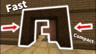 3X3 Minecraft Piston Door Tutorial [upl. by Mahon]