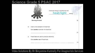 Question 2b Grade 5 2017 [upl. by Chavey617]