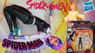 Bad hair Marvel Legends Spider Gwen Spiderman Across The Spiderverse Action Figure spidergwen [upl. by Okkin]