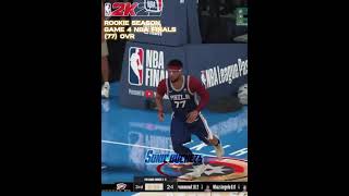 ROOKIE SEASON GAME 4 NBA FINALS NBA 2K25 OLD GEN PS4 MYCAREER [upl. by Juliane660]