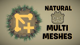 Godot tips and tricks 3  Multimesh Variance [upl. by Petulia]