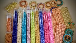 80 Seed Bead Haul from Beebeecraft [upl. by Epul896]