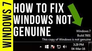 How to Fix Windows is Not Genuine  Remove Build 76017600  100 Working Windows 7810  2023 [upl. by Jennilee494]