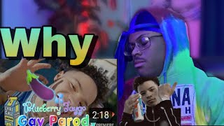 Lil Mosley Blueberry Faygo “ GAY PARODY “ reaction [upl. by Elwood]