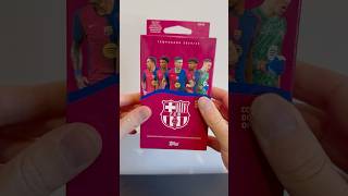 Topps Barcelona fan set 202425 box opening [upl. by Aleahs]