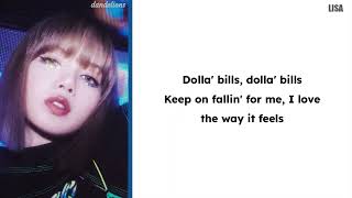 MONEY  LISA BLACKPINK Lyrics [upl. by Alikat]