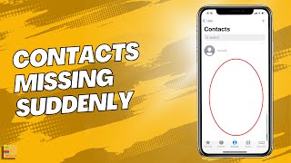 Contacts Missing from iPhone even though You have not Deleted them [upl. by Atiekram]