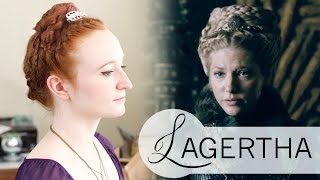 Vikings Hairstyling How To  Lagerthas Queen Crown Braid [upl. by Domonic57]