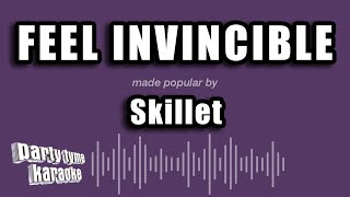 Skillet  Feel Invincible Karaoke Version [upl. by Verada]