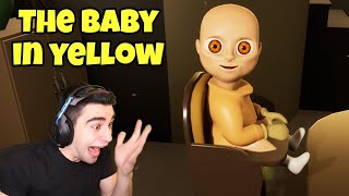 IM BABYSITTING A POSSESSED BABY  The Baby in Yellow Ending [upl. by Ayres]