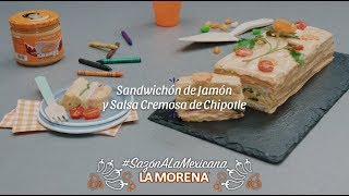 Sandwichón de Jamón y Salsa Chipotle [upl. by Ycak]