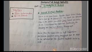 Dalvik virtual machine lec no 3 Development of android application [upl. by Lleval]