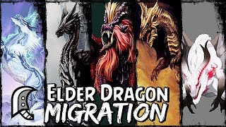 ┌MH4U┘ CQ Elder Dragon Migration  Kirin Kushala Teostra Rusted Kushala White Fatalis [upl. by Torrlow]