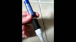 Painting Grout Part 2 Easier Miracle Grout Pen [upl. by Love]