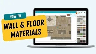 Add Materials to Floor Plans  RoomSketcher App [upl. by Walker388]