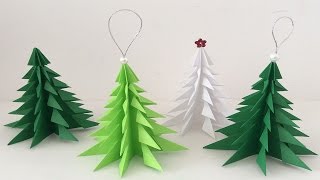 Arbol de navidad de papel 🎄Paper Christmas tree Christmas decorations Decoraciones navideñas [upl. by Kane278]