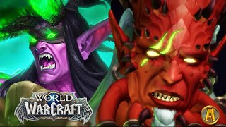 Illidan Destroys Gul’dan amp Kil’jaeden All Memory Cinematics in ORDER WoW Dragonflight [upl. by Annais]