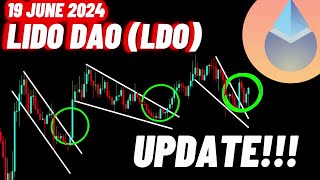 Huge Breakout Of Lido DAO LDO Crypto Coin Update  19 June 2024 [upl. by Aynekat]