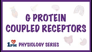 G Protein Coupled Receptors GPCRs  Structure Mechanism of Action [upl. by Platus]