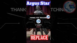 UPDATE Script Skin Argus Star Wars Darth Vader No Password  Full Effect amp Sound With Logo shorts [upl. by Netfa]