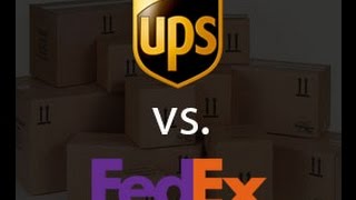 UPS VS FEDEX skit [upl. by Ratep]