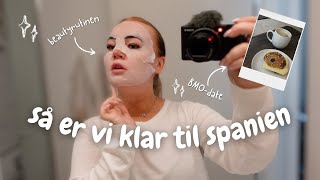 sidste FORBEREDELSER inden vi REJSER til SPANIEN vlog [upl. by Aikyn]