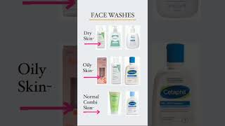 Face washes for dry skin amp oily skin amp combination skin oilyskin dryskin combinationskin [upl. by Laurin913]