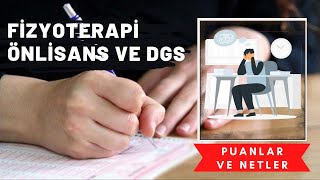 FİZYOTERAPİ TEKNİKERLİĞİ VE DGS NETLERPUANLAR [upl. by Iolande]