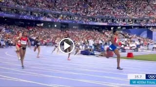 Marileidy Paulino wins 400m Womens final At Paris Olympics 2024 To Win Gold Medal [upl. by Hemminger]