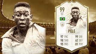 FIFA 20 PELE 99 PRIME ICON MOMENT PLAYER REVIEW I FIFA 20 ULTIMATE TEAM [upl. by Amalle35]