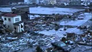 Japan Tsunami 3112011 unedited Part 2 [upl. by Airamana]