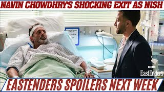 EastEnders Exclusive Navin Chowdhrys Shocking Exit as Nish Panesar Revealed EastEnders [upl. by Ettenwahs]