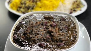 How to make Ghormeh Sabzi with Dried Herbs  Recipe  Persian Herb Stew  قورمه سبزی [upl. by Bron]