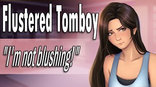 Your Tomboy Girlfriend is Flustered by You quotIm not blushingquot Audio Roleplay Teasing GF [upl. by Onder457]