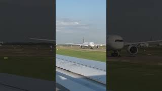 Heavy Iberia A350 at Heathrow shortsfeed aviation viralvideo [upl. by Helbon]