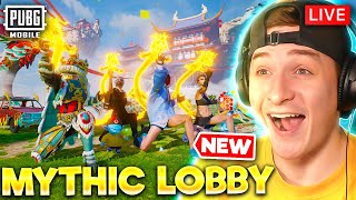 WE GOT THE MYTHIC LOBBY 🔥🐉 PUBG MOBILE LIVE [upl. by Buote]