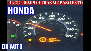 P0843 Honda Odyssey sensor de presion de aceite de trasmision [upl. by Doelling]