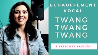 Échauffement vocal rapide le TWANG cours de chant en ligne [upl. by Dove]