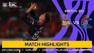 Highlights  Trinbago Knight Riders vs Antigua amp Barbuda Falcons  CPL 2024 [upl. by Roswald]