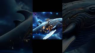 Whale spaceship  youtubeshorts love trending viralvideo ai viralshorts whale shorts fyp [upl. by Duer]