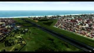 FSX Movie  Freeware Scenery 1 SBIL  Ilheus  South America [upl. by Ltihcox479]