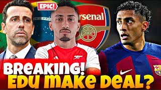 😱🔴LAST MINUTE BOMB RAPHINHA ADVANCED TO ARSENAL DEAl EDU WILL PAY 100M [upl. by Euqinimod]