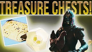 Destiny 2 Weekly Reset All Cayde6 Titan Treasure Chest Locations October 17 2017 [upl. by Atinomar]