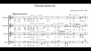 Anton Bruckner  Christus factus est [upl. by Theda174]