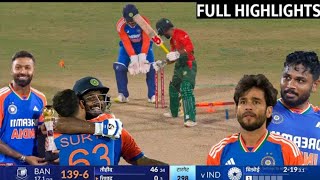 India vs Bangladesh 3rd T20 Match Full Highlights 2024 IND vs Ban 3rd T20 Highlights Today Cricket [upl. by Annaihs739]